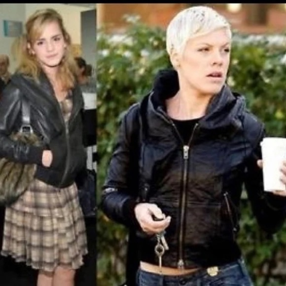 All Saints Cobra Hooded Bomber Leather Jacket Brown S - Picture 2 of 9